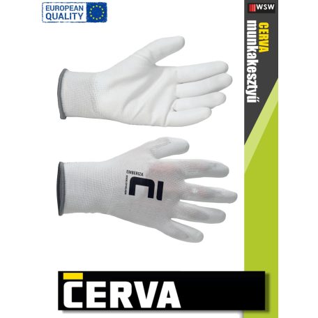 Cerva EMBERIZA textil kötött munkakesztyű - 12 pár/csomag