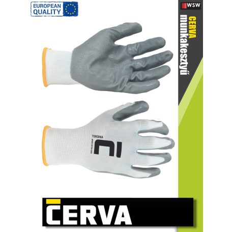 Cerva TORDINA textil kötött munkakesztyű - 12 pár/csomag