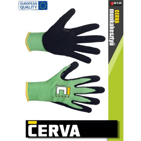 Cerva ORTALIS F vágásbiztos textil kötött munkakesztyű - 12 pár/csomag