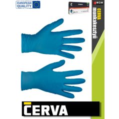 Cerva SPOONBILL BLUE nitril púdermentes kesztyű - munkakesztyű - 100 db/doboz   Cerva SPOONBILL BLUE nitril púdermentes kesztyű - munkakesztyű - 100 db/doboz