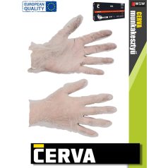   Cerva RAIL élelmiszeripari púderezett kesztyű - munkakesztyű - 100 db/doboz