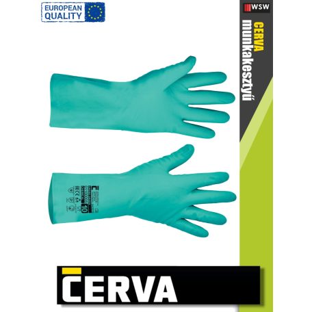 Cerva GREBE vegyvédelmi kesztyű - munkakesztyű - 12 pár/csomag
