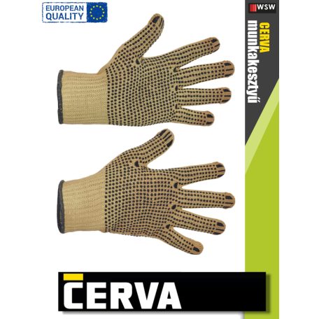 Cerva CHIFFCHAFF KEVLAR vágásbiztos kesztyű - munkakesztyű - 12 pár/csomag