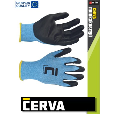 Cerva GREVOL B vágásbiztos textil kötött munkakesztyű - 12 pár/csomag