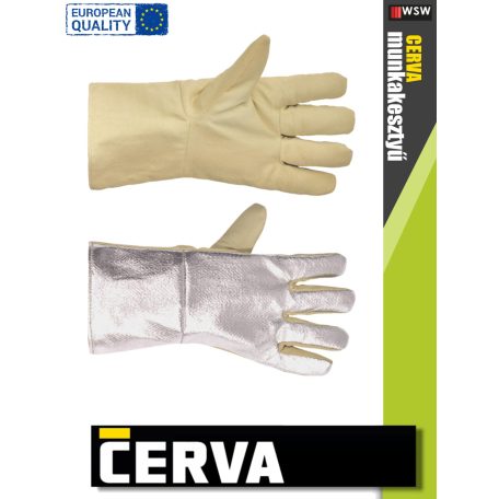 Cerva SCAUP AL 250C-ig hőálló munkakesztyű - 1 pár/csomag