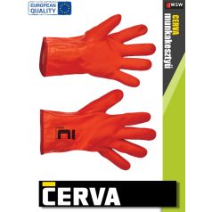   Cerva FLAMINGO bélelt vegyvédelmi kesztyű - munkakesztyű - 6 pár/csomag