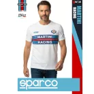 Sparco MARTINI RACING WHITE prémium környakas póló - munkaruha