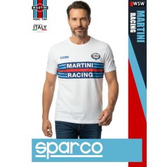   Sparco MARTINI RACING WHITE prémium környakas póló - munkaruha