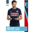Sparco MARTINI RACING NAVY prémium környakas póló - munkaruha