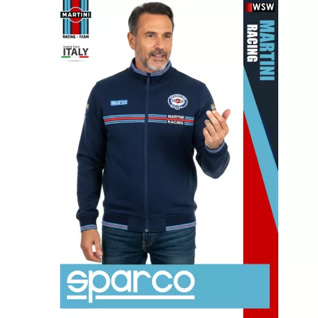Sparco MARTINI RACING NAVY prémium technikai pulóver - munkaruha