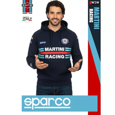 Sparco MARTINI RACING NAVY prémium technikai pulóver - munkaruha