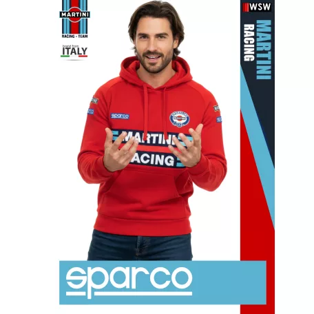 Sparco MARTINI RACING RED prémium technikai pulóver - munkaruha