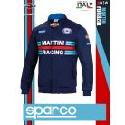 Sparco MARTINI RACING BLUE BOMBER prémium kabát - munkaruha