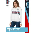 Sparco MARTINI RACING WHITE HOODIES prémium kapucnis női pulóver - munkaruha