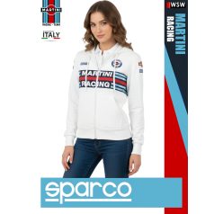   Sparco MARTINI RACING WHITE HOODIES prémium kapucnis női pulóver - munkaruha