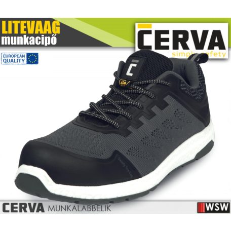 Cerva LITEVAAG S1PS GREY technikai fémmentes munkacipő - munkabakancs