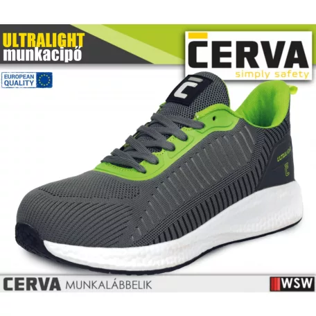 Cerva ULTRALIGHT S1 GREY technikai könyített munkacipő - munkabakancs