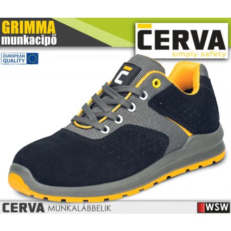 Cerva GRIMMA S1 BLACK technikai munkacipő - munkabakancs