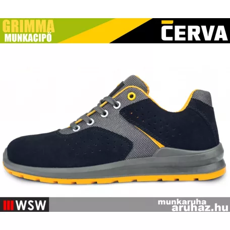 Cerva GRIMMA S1PS BLACK technikai munkacipő - munkabakancs