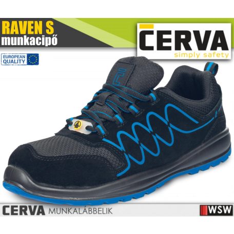 Cerva RAVEN SPORTY S1P BLUE technikai munkacipő - munkabakancs