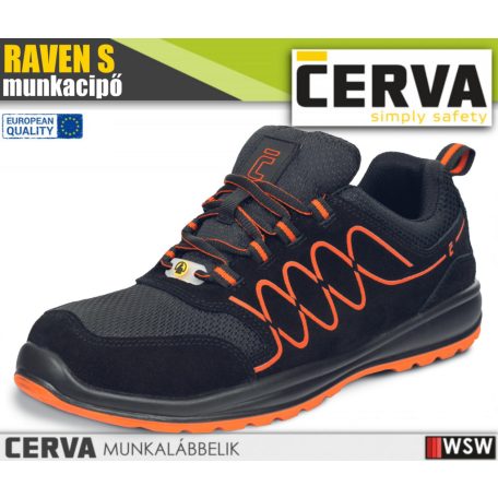 Cerva RAVEN SPORTY S1P ORANGE technikai munkacipő - munkabakancs