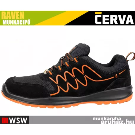 Cerva RAVEN SPORTY S1P ORANGE technikai munkacipő - munkabakancs