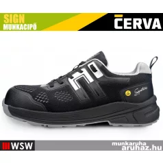   Cerva SIGN BLACK S1PS technikai könyített fémmentes munkacipő - munkabakancs