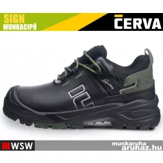   Cerva SIGN-D BLACK S7S technikai vízálló fémmentes munkacipő - munkabakancs