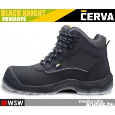   Cerva BLACK KNIGHT S3S technikai könyített fémmentes bélelt munkacipő - munkabakancs