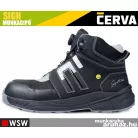 Cerva SIGN BLACK S3S technikai önbefűzős fémmentes munkacipő - munkabakancs