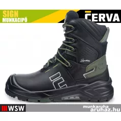   Cerva SIGN-D BLACK S7S technikai vízálló fémmentes munkacipő - munkabakancs