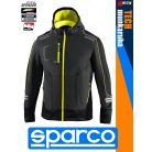 Sparco TECH GREYYELLOW YORK prémium rugalmas softshell kabát - munkaruha