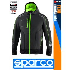  Sparco TECH GREYGREEN YORK prémium rugalmas softshell kabát - munkaruha