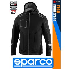   Sparco TECH BLACK YORK prémium rugalmas softshell kabát - munkaruha