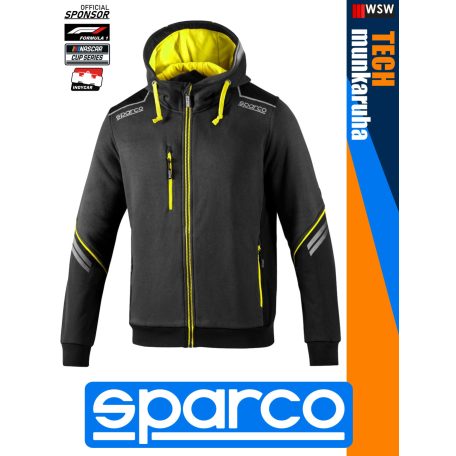 Sparco TECH GREYYELLOW COLORADO prémium rugalmas kapucnis pulóver - munkaruha