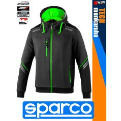 Sparco TECH GREYGREEN COLORADO prémium rugalmas kapucnis pulóver - munkaruha   Sparco TECH GREYGREEN COLORADO prémium rugalmas kapucnis pulóver - munkaruha