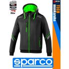 Sparco TECH GREYGREEN COLORADO prémium rugalmas kapucnis pulóver - munkaruha