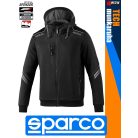 Sparco TECH BLACK COLORADO prémium rugalmas kapucnis pulóver - munkaruha