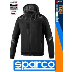 Sparco TECH BLACK COLORADO prémium rugalmas kapucnis pulóver - munkaruha
