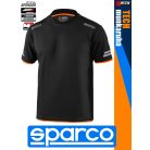 Sparco TECH BLACKORANGE TUCSON prémium rugalmas környakas póló - munkaruha