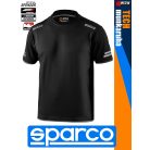 Sparco TECH BLACK TUCSON prémium rugalmas környakas póló - munkaruha