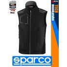 Sparco TECH BLACK ILLINOIS prémium technikai stretch munkamellény - munkaruha