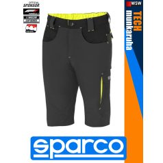 Sparco TECH GREYYELLOW LAREDO prémium technikai stretch rövid munkanadrág - munkaruha