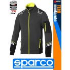 Sparco TECH GREYYELLOW ALABAMA prémium rugalmas zipzáros pulóver - munkaruha