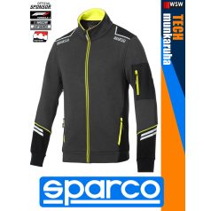 Sparco TECH GREYYELLOW ALABAMA prémium rugalmas zipzáros pulóver - munkaruha   Sparco TECH GREYYELLOW ALABAMA prémium rugalmas zipzáros pulóver - munkaruha