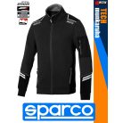 Sparco TECH BLACK ALABAMA prémium rugalmas zipzáros pulóver - munkaruha