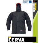 Cerva EMERTON BLACK bélelt téli kabát - munkaruha