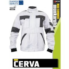 Cerva MAX SUMMER WHITE pamut technikai kabát - munkaruha