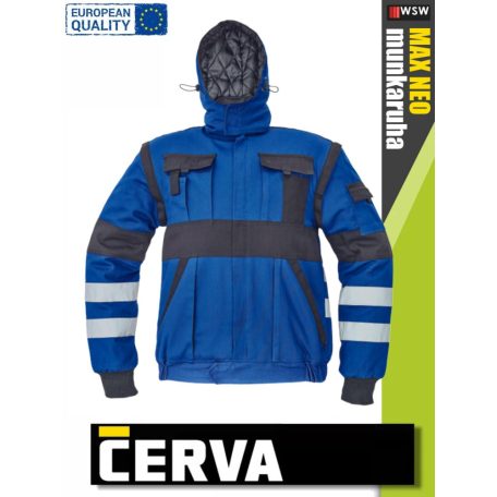 Cerva MAX NEO ROYAL REFLEX 2in1 láthatósági bélelt kabát - munkaruha