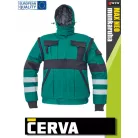 Cerva MAX NEO GREEN REFLEX 2in1 láthatósági bélelt kabát - munkaruha